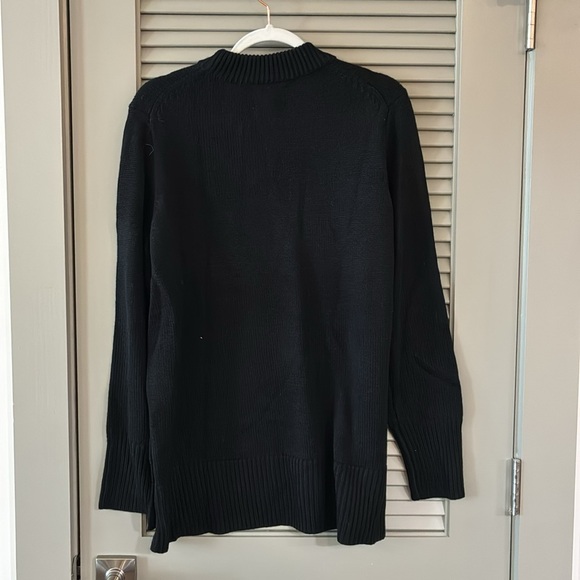 NWT Tuckernuck Black Bexley Sweater Sz M - Picture 8 of 9